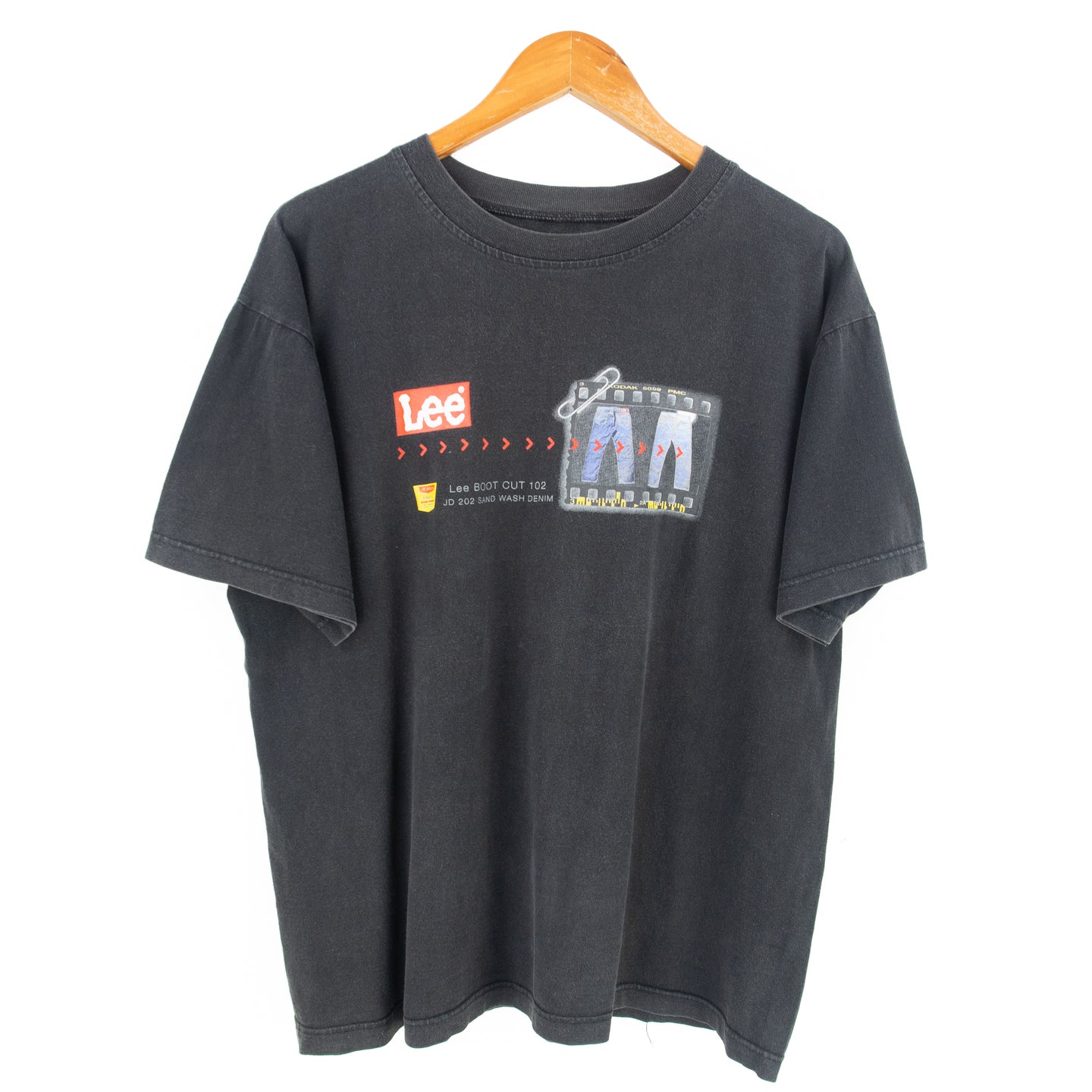 VINTAGE RARE LEE JEANS GRAPHIC T SHIRT - L