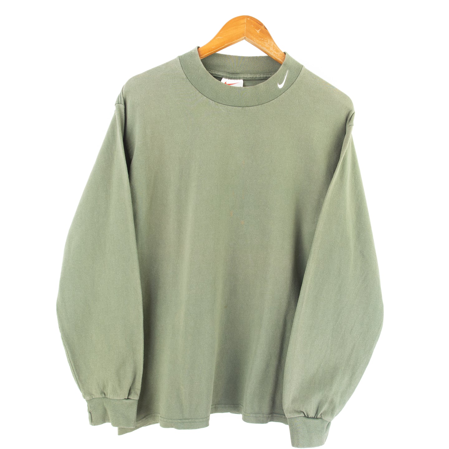 VINTAGE NIKE SWOOSH MOCKNECK - M