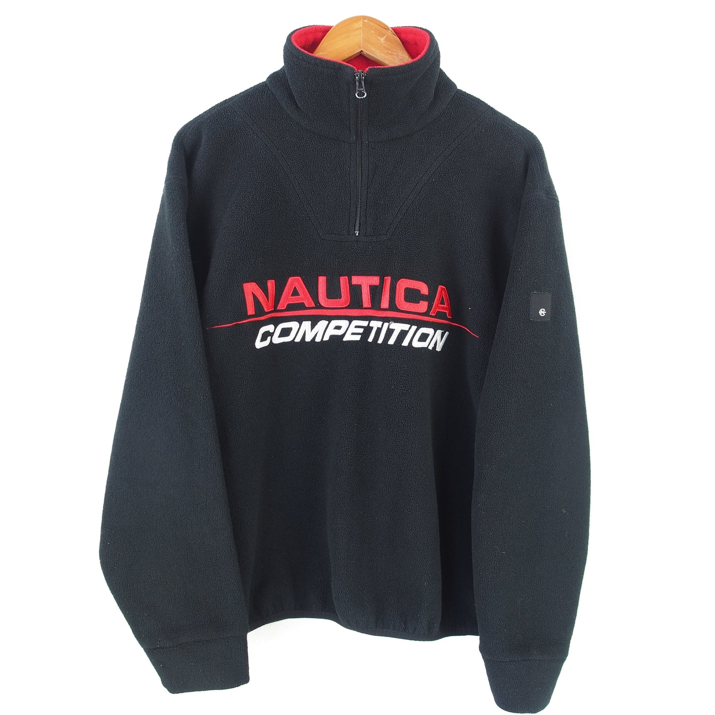 VINTAGE NAUTICA COMP FLEECE 1/4 ZIP - M/L