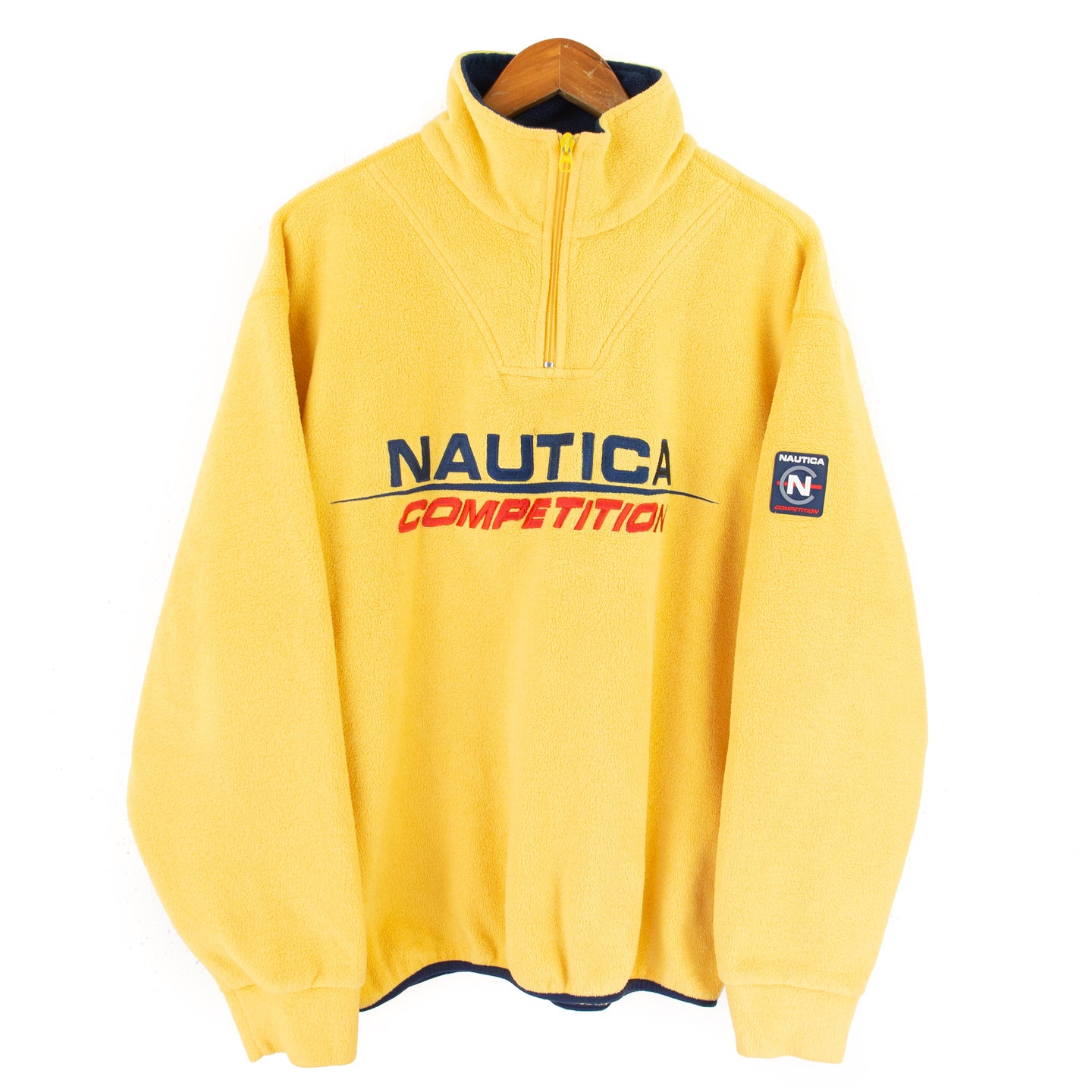 VINTAGE NAUTICA COMP FLEECE 1/4 ZIP - L