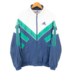 VINTAGE ADIDAS STRIPED JACKET - L