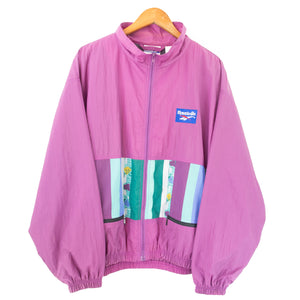 VINTAGE REEBOK ABSTRACT WINDBREAKER - L