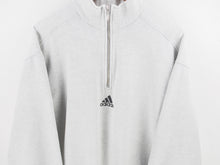 Load image into Gallery viewer, VINTAGE ADIDAS CENTRE LOGO 1/4 ZIP - M

