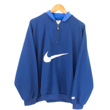 Load image into Gallery viewer, VINTAGE NIKE BIG SWOOSH 1/4 ZIP - L
