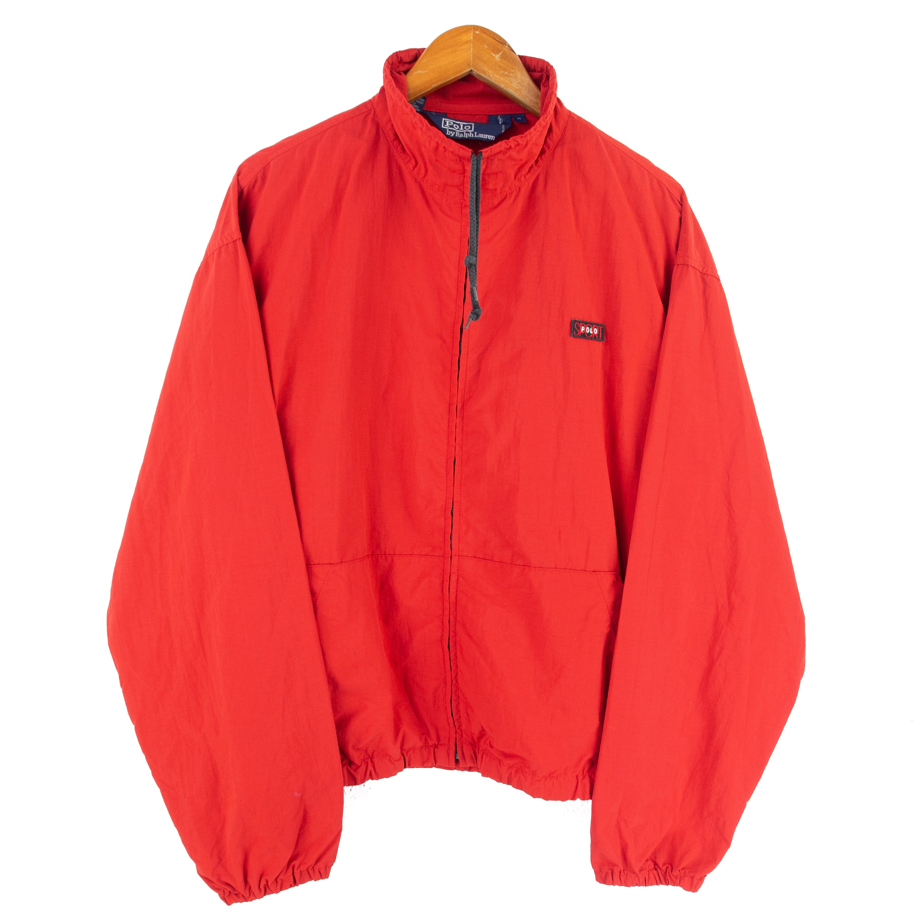 【激レア】【人気カラー】POLO SPORT コットンジャケット USA製 90s POLO SPORT Cotton Drizzler Jacket オレンジ M ポロ