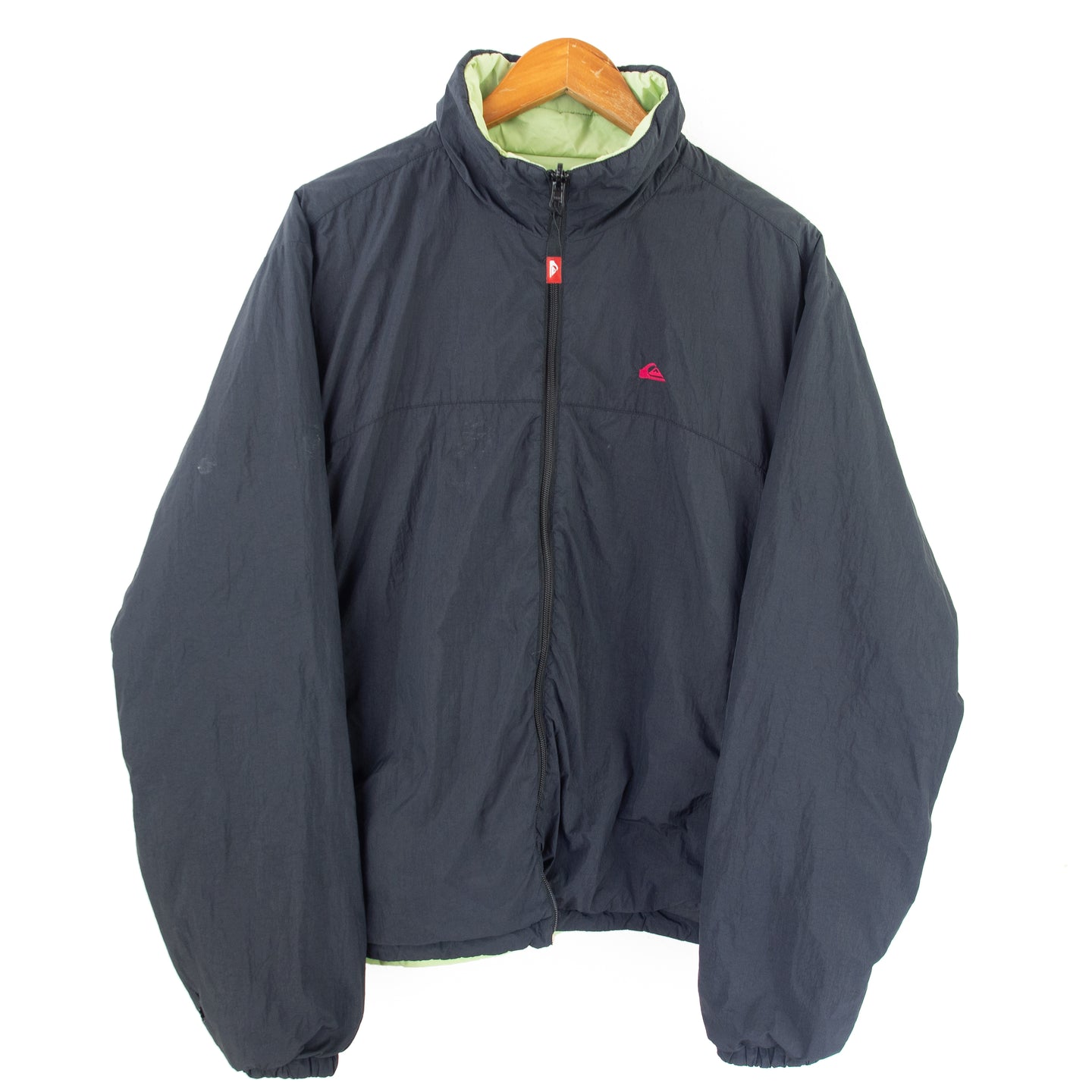 VINTAGE QUIKSILVER REVERSIBLE JACKET - L