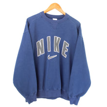 Load image into Gallery viewer, VINTAGE NIKE BIG EMBROIDERED CREWNECK - L
