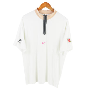 VINTAGE RARE NIKE CHALLENGE COURT 1/4 T SHIRT - L