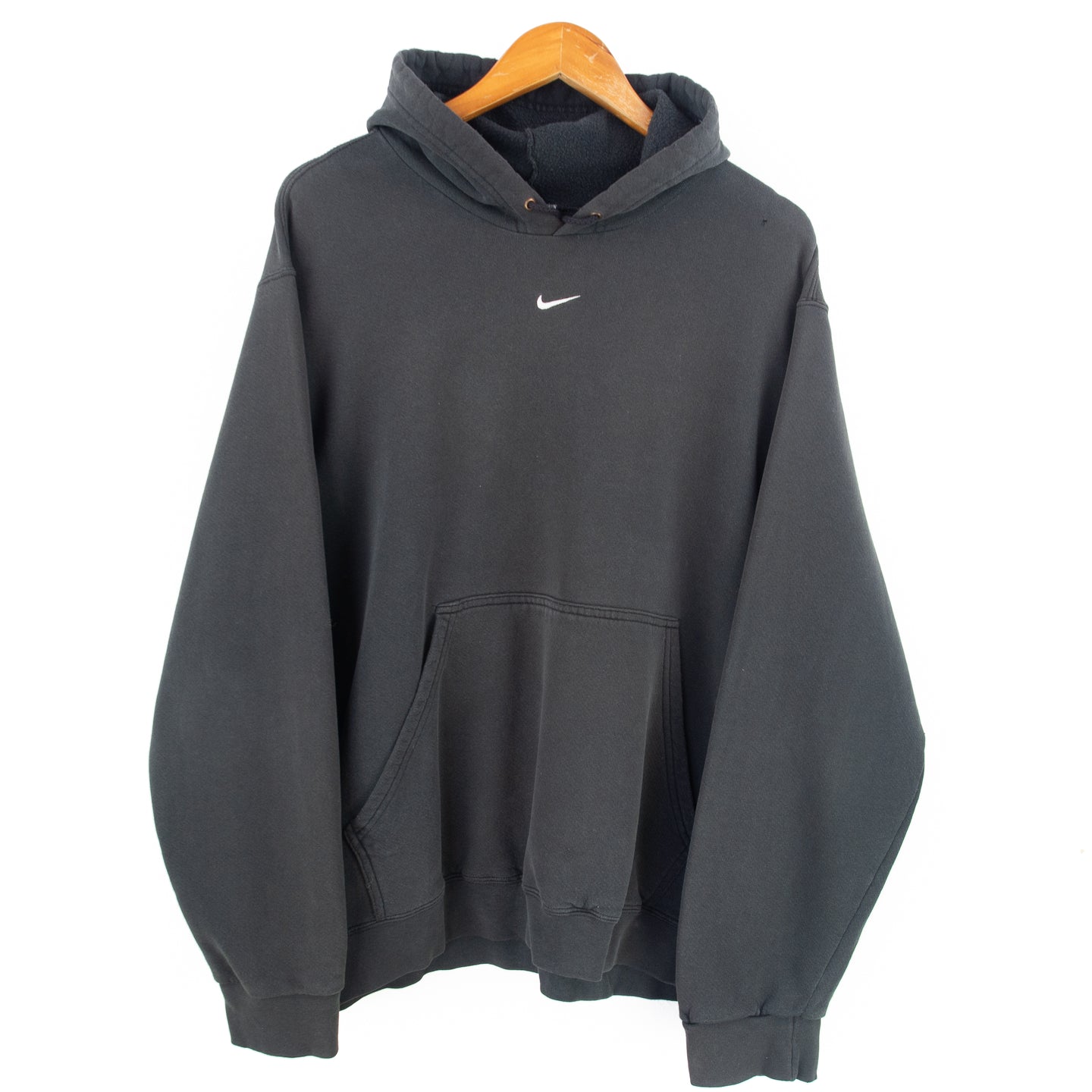 VINTAGE NIKE CENTRE SWOOSH HOODIE - L