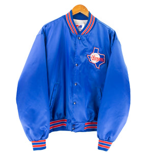 VINTAGE 90's TEXAS RANGERS SATIN BOMBER - XL