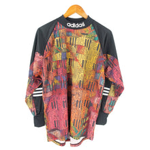 Load image into Gallery viewer, VINTAGE RARE ADIDAS GOALKEEPER PATTERNED MOCKNECK - M/L
