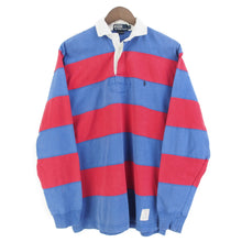 Load image into Gallery viewer, VINTAGE RALPH LAUREN STRIPED RUGBY JUMPER - M
