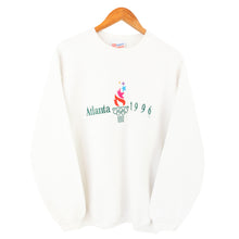 Load image into Gallery viewer, VINTAGE ATLANTA 1996 EMBROIDERED CREWNECK - L
