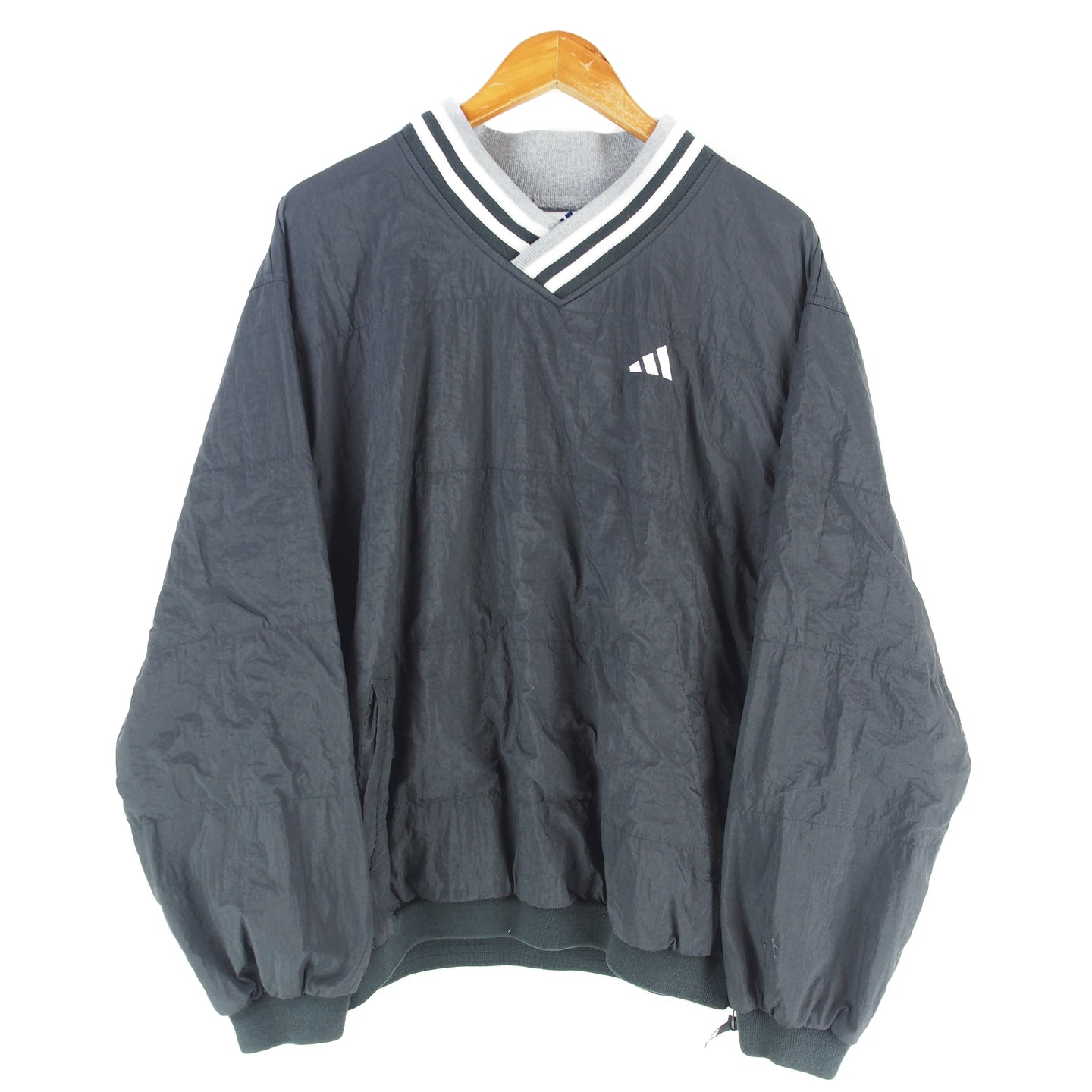 VINTAGE ADIDAS BACK LOGO PULLOVER - L