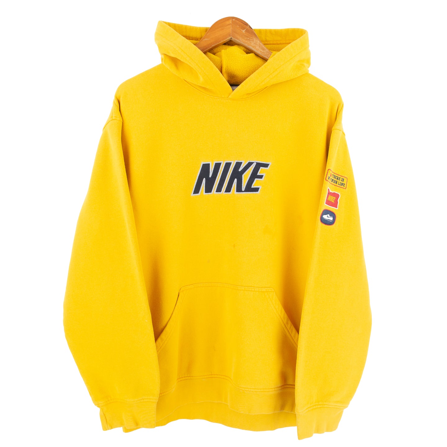 VINTAGE NIKE EMBROIDERED HOODIE - L