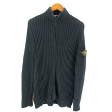Load image into Gallery viewer, VINTAGE STONE ISLAND KNITTED ZIP UP - L
