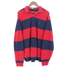 Load image into Gallery viewer, VINTAGE RALPH LAUREN STRIPED RUGBY JUMPER - XL
