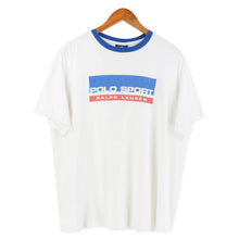 Load image into Gallery viewer, VINTAGE POLO SPORT GRAPHIC RINGER T SHIRT - XL
