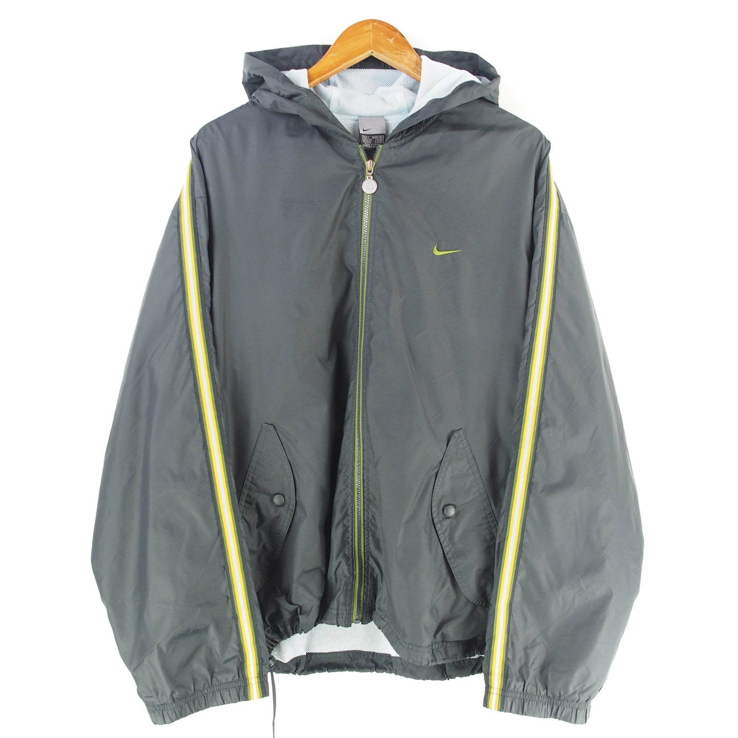 VINTAGE NIKE HOODED WINDBREAKER - XL