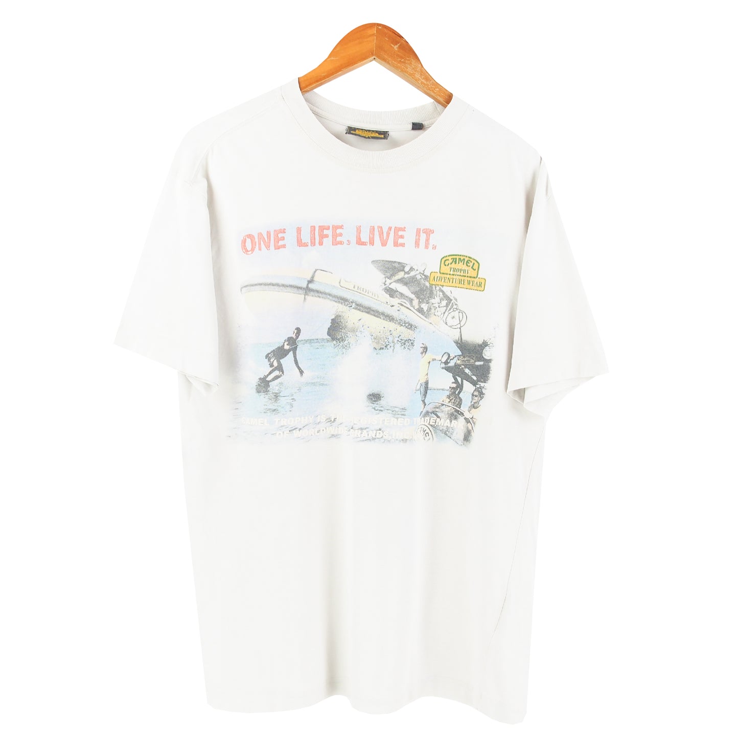 VINTAGE CAMEL CIGARETTE GRAPHIC T SHIRT - M/L