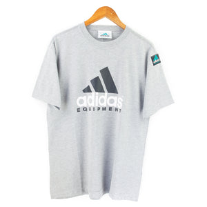 VINTAGE ADIDAS EQT BIG LOGO T SHIRT - L