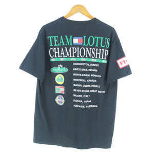 VINTAGE RARE TOMMY X LOTUS F1 T SHIRT - XL