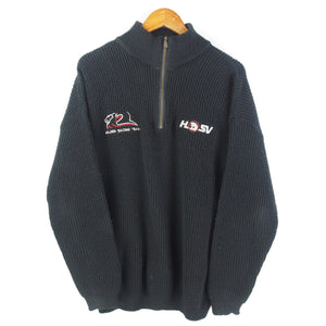 VINTAGE HOLDEN HSV EMBROIDERED KNIT 1/4 ZIP - L