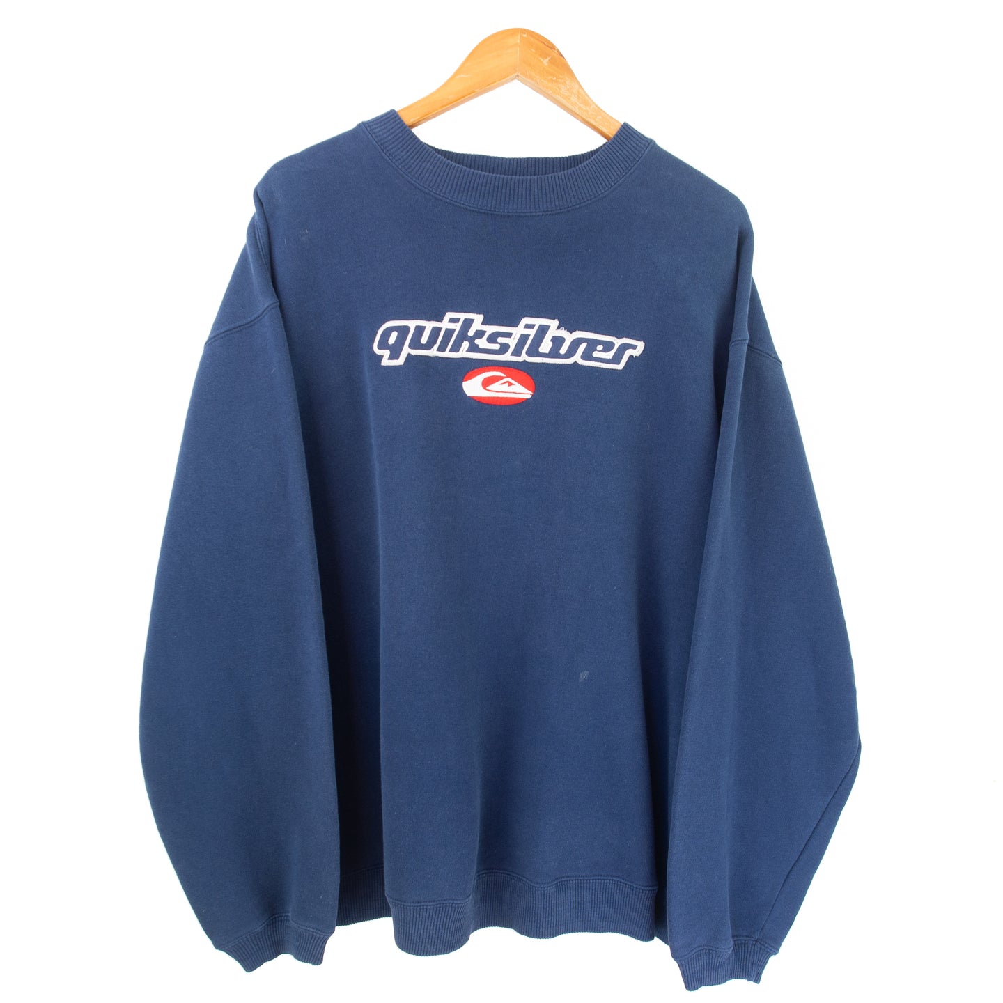 VINTAGE QUIKSILVER EMBROIDERED CREWNECK - XL