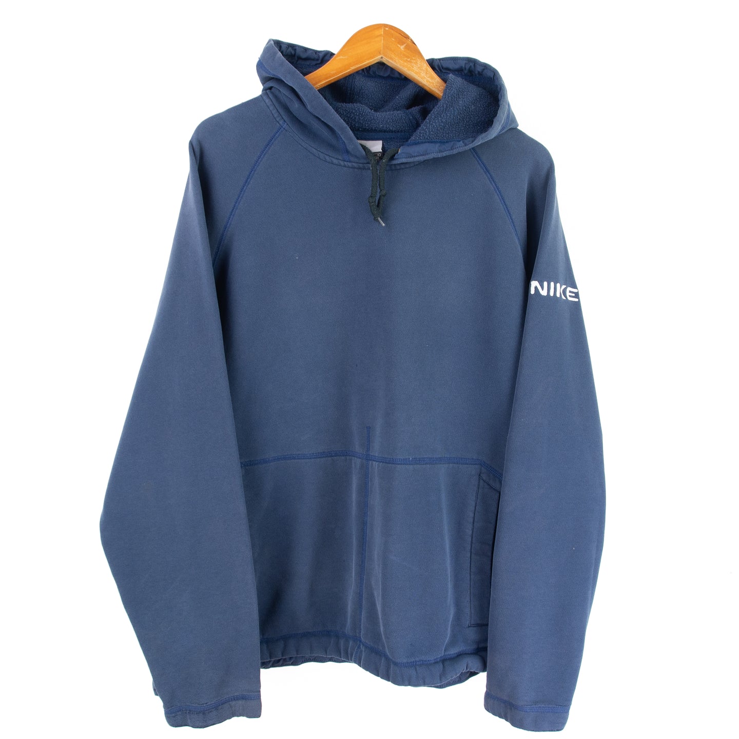 VINTAGE NIKE SPELLOUT EMBROIDERED HOODIE - XL