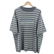 Load image into Gallery viewer, VINTAGE RARE QUIKSILVER THICK STRIPED T SHIRT - XL
