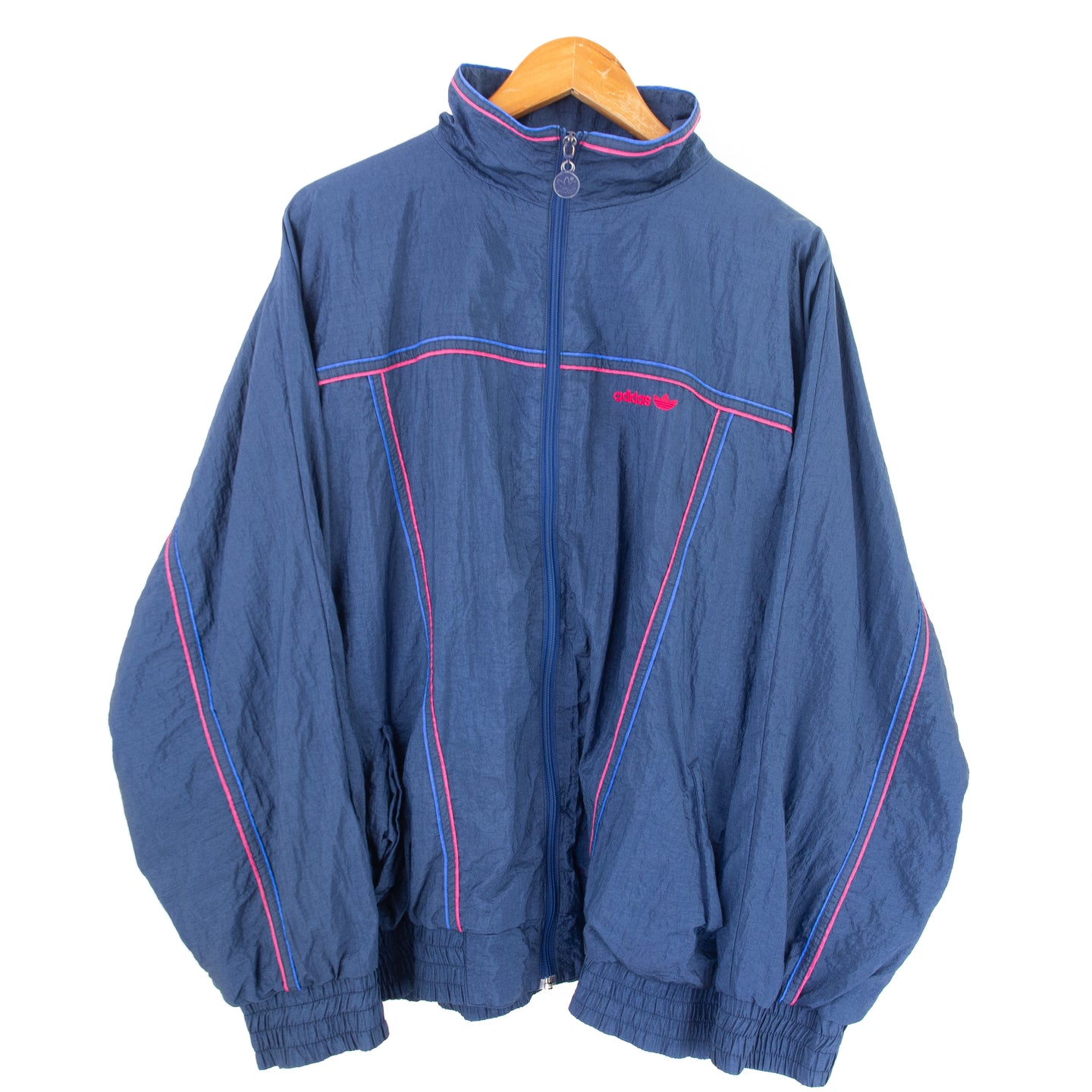 VINTAGE ADIDAS LINE DETAIL WINDBREAKER - XL