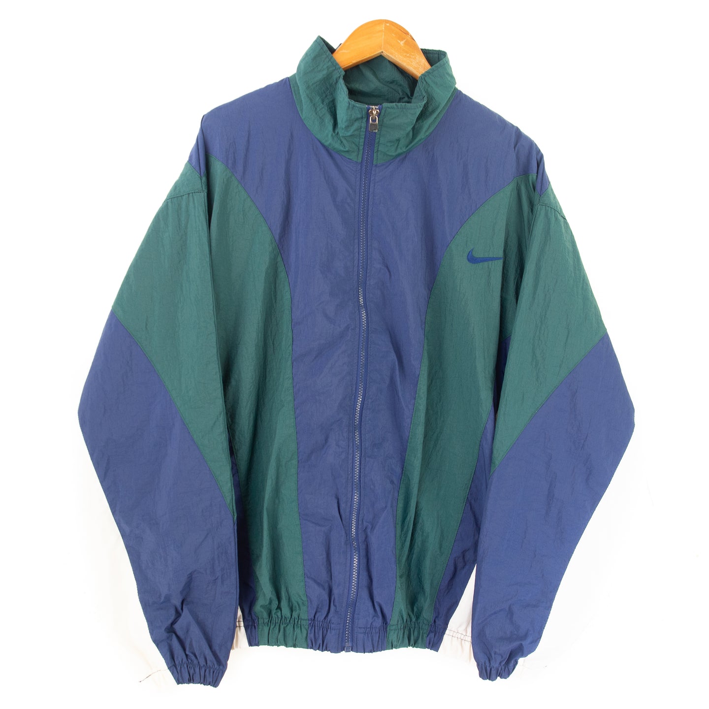 VINTAGE NIKE COLOUR BLOCK WINDBREAKER - XL
