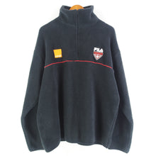Load image into Gallery viewer, VINTAGE FILA BOMBERS FLEECE 1/4 ZIP - XL

