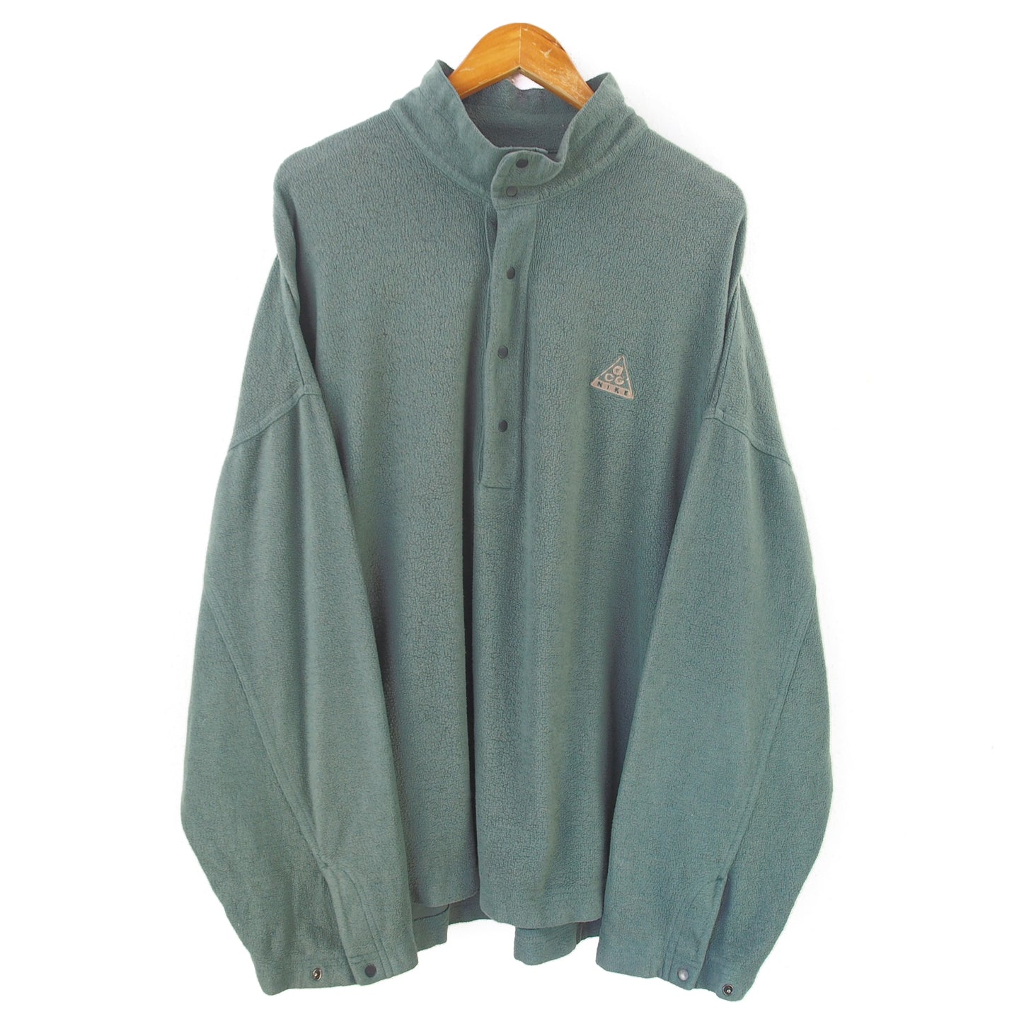 VINTAGE NIKE ACG FLEECE 1/4 BUTTON UP - XXL