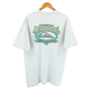 VINTAGE QUIKSILVER GRAPHIC T SHIRT - L
