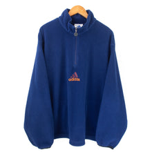 Load image into Gallery viewer, VINTAGE ADIDAS EMBROIDERED FLEECE 1/4 - XL
