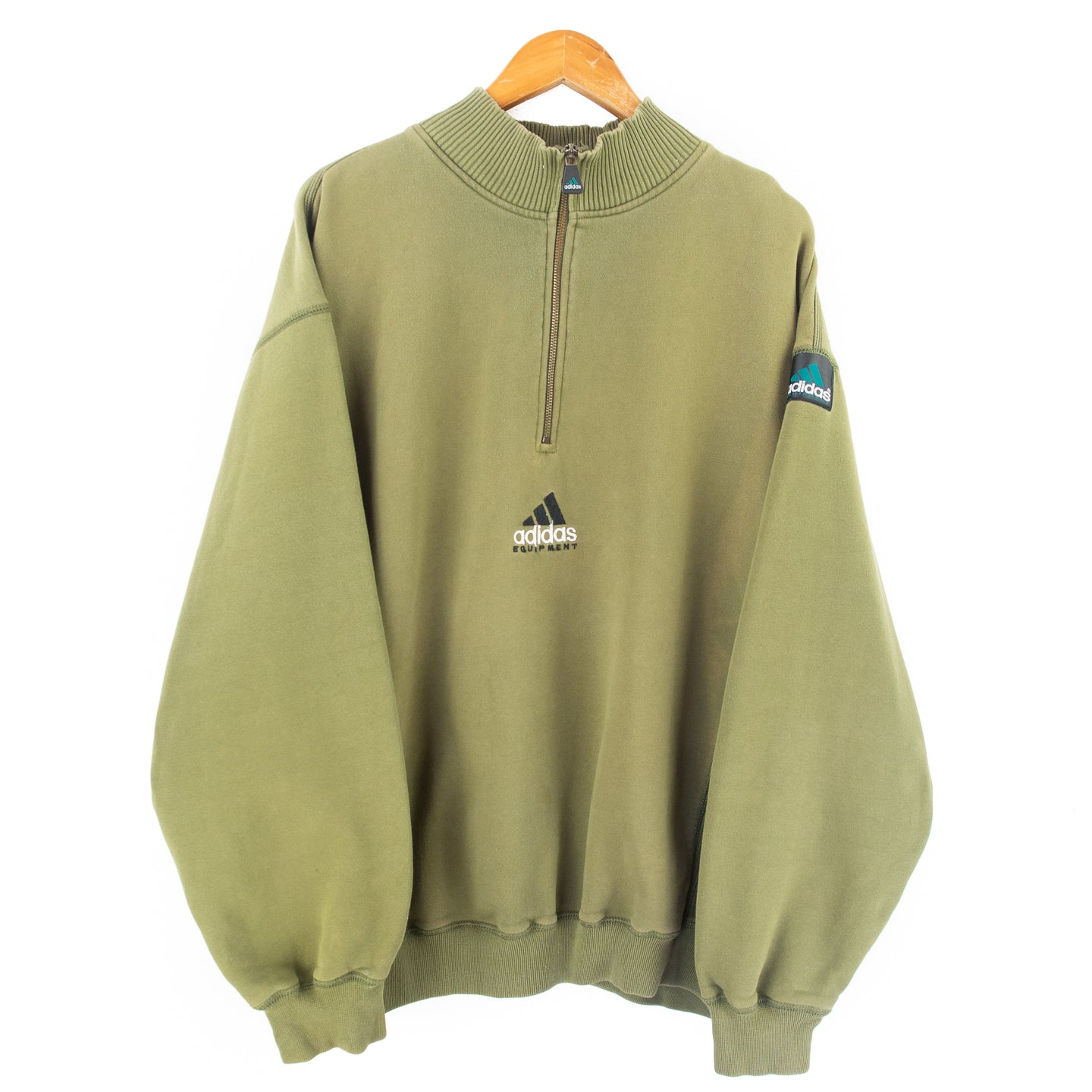 VINTAGE ADIDAS EQT 1/4 ZIP - XL