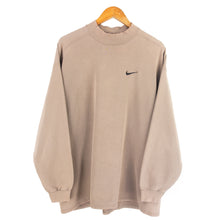 Load image into Gallery viewer, VINTAGE RARE NIKE BROWN MOCK CREWNECK - XL
