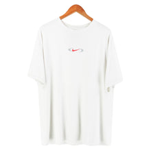 Load image into Gallery viewer, VINTAGE NIKE EMBRODIERED CENTRE SWOOSH T SHIRT - XL
