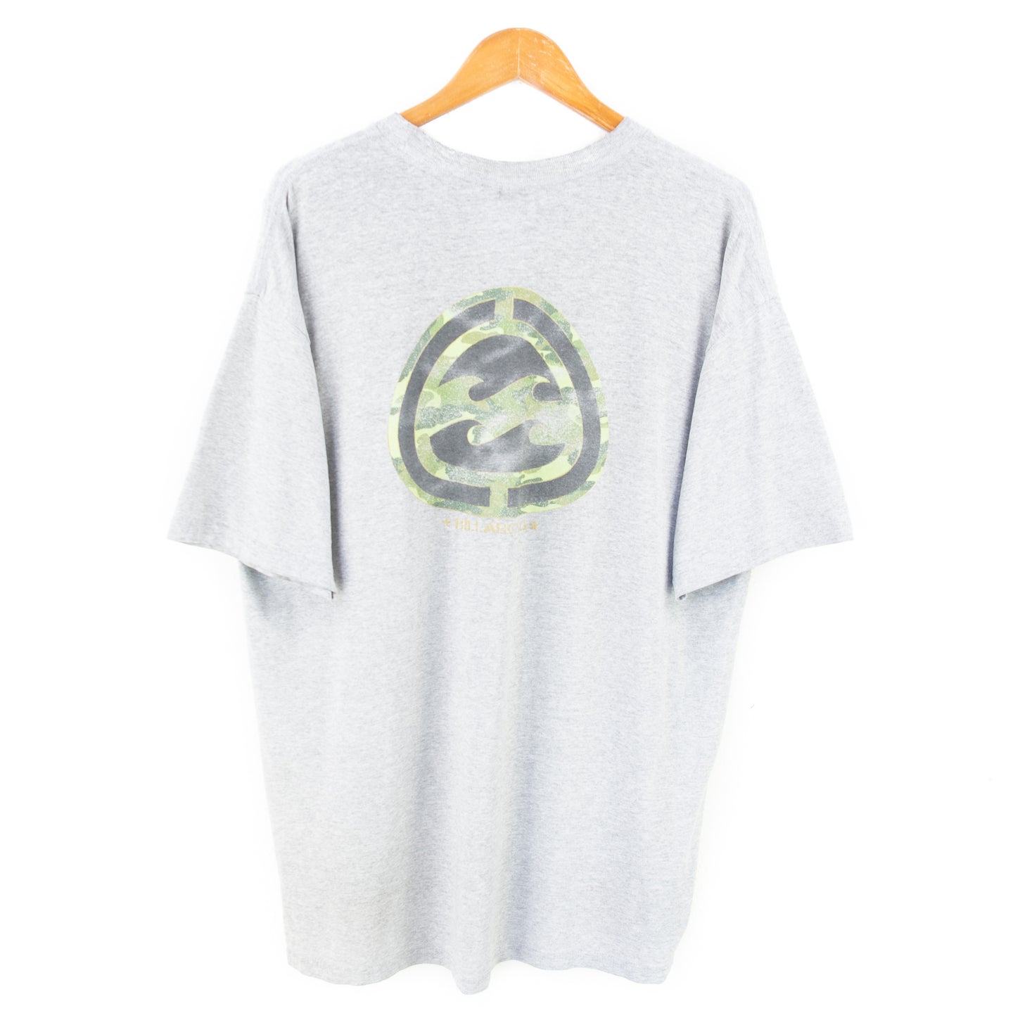 VINTAGE BILLABONG CAMO LOGO T SHIRT - XL