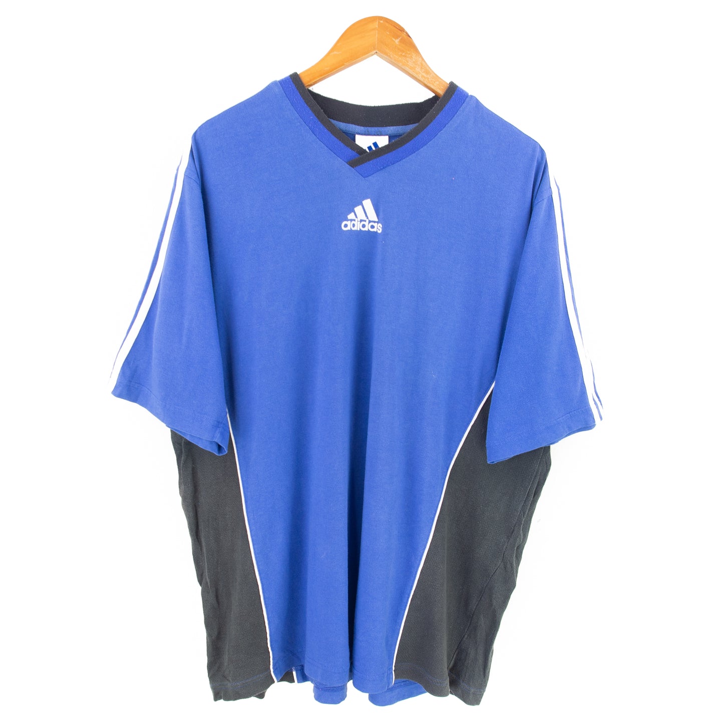 VINTAGE ADIDAS EMBROIDERED T SHIRT - XL