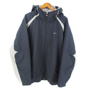 VINTAGE NIKE REVERSIBLE FLEECE JACKET - XL