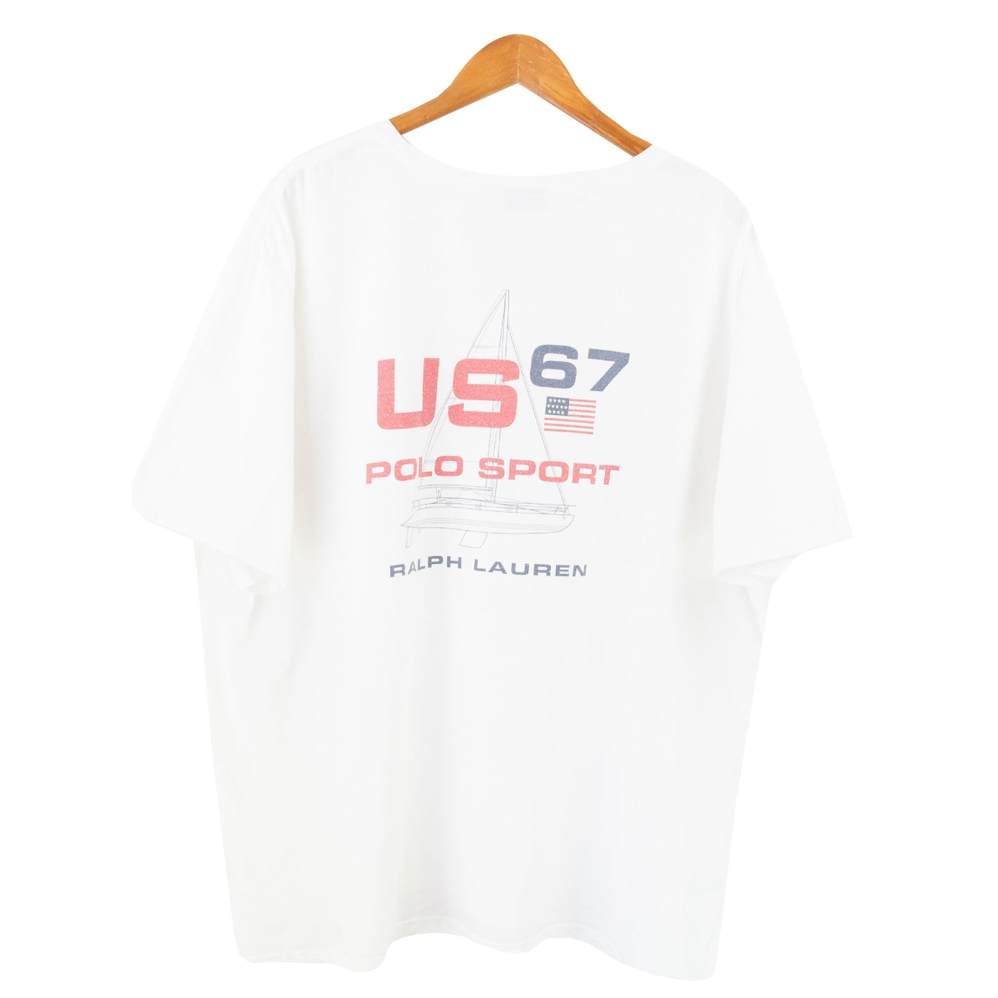 VINTAGE POLO SPORT BACK GRAPHIC T SHIRT - XXL