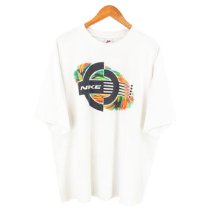 VINTAGE NIKE ABSTRACT GRAPHIC T SHIRT - XXL