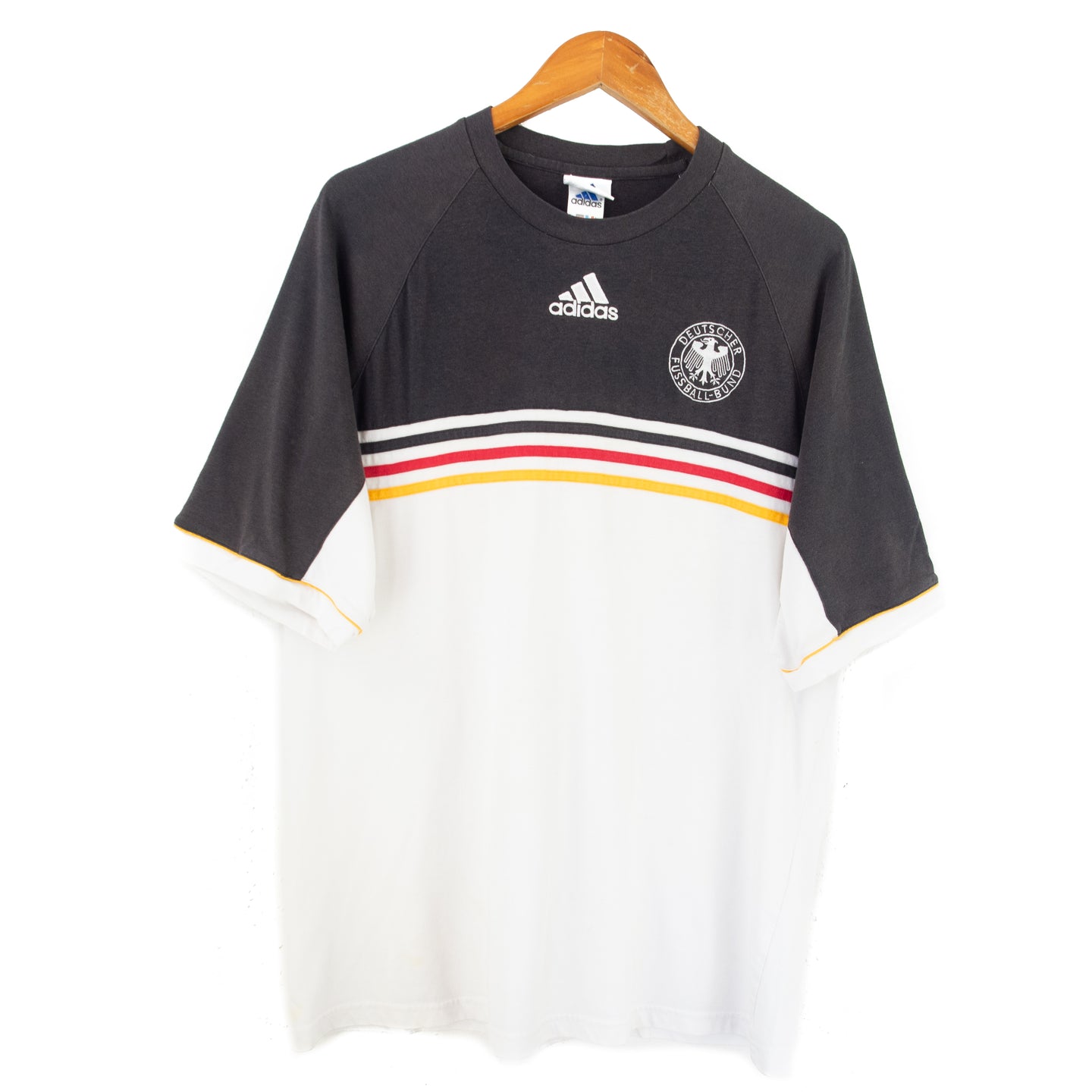 VINTAGE ADIDAS GERMANY SOCCER T SHIRT - XL