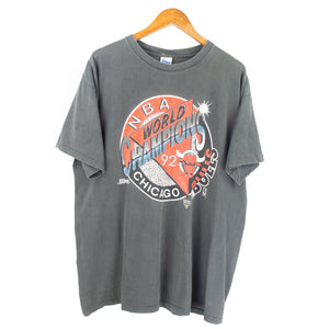 VINTAGE 1992 BULLS CHAMPIONSHIP T SHIRT - XL