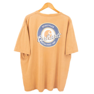 VINTAGE CARHARTT POCKET GRAPHIC T SHIRT - XL