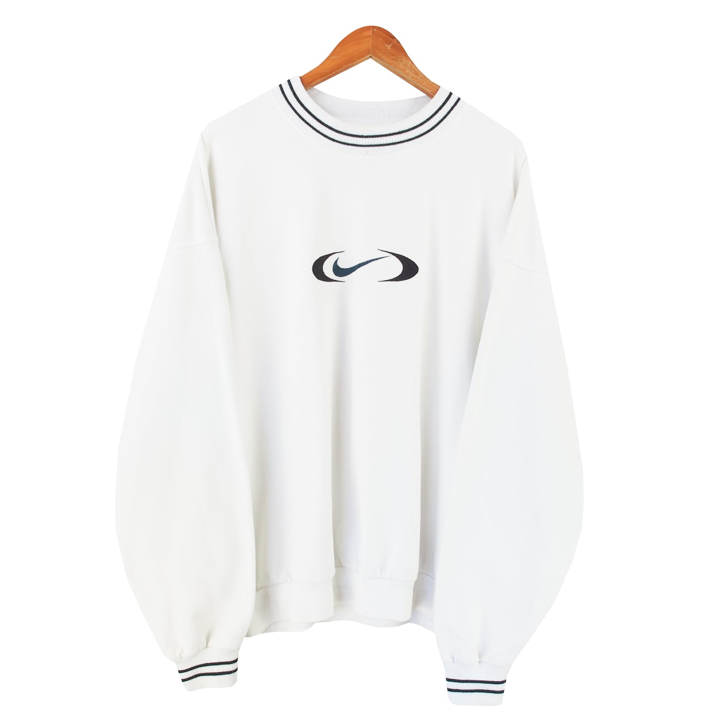 VINTAGE RARE NIKE MOCK EMBROIDERED CREWNECK - XXL