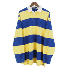 Load image into Gallery viewer, VINTAGE RALPH LAUREN STRIPED RUGY JUMPER - XL
