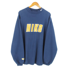 Load image into Gallery viewer, VINTAGE NIKE EMBROIDERED MOCK CREWNECK - XL
